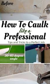 to caulk a bathtub or shower surround