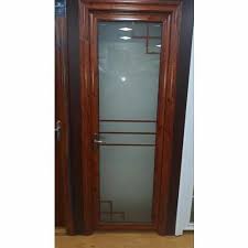 Bedroom Wooden Glass Door Size