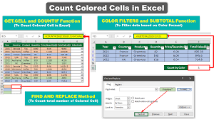 count colored cells in excel 3