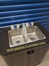 Portable Sink Mobile Handwash Double