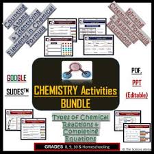 Chemistry Activities Bundle Counting