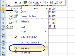 how to group excel pivot table data fix