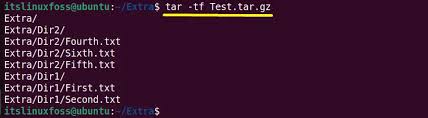 how to untar files in linux its