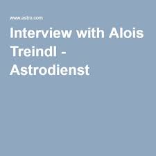 Interview With Alois Treindl Astrodienst Astro New