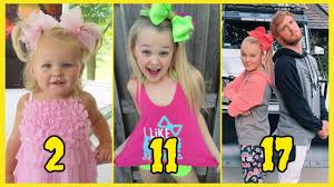 Jojo siwa's career started in 2014 at the age of 11 years after she was auditioned for the first time in the abby lee miller's aldc dance competition team. Jojo Siwa From 0 To 17 Years Old 2020 Kids Tv Youtube