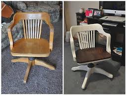 Wood has a natural beauty that adds warmth to wooden office chairs with a high back and casters provide a professional and stylish accent to a board room. Roundup Office Chair Makeovers Desk Chair Makeover Wood Chair Makeover Chair Makeover