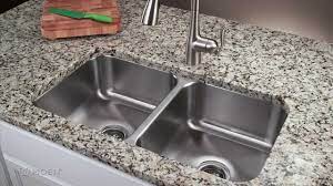 Ashlee and cody walk through how to remove an old. How To Install A Stainless Steel Undermount Kitchen Sink Moen Installation Youtube