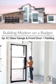 Glass Garage Front Door Painting