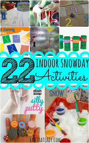 I can already hear your claws coming out, internet. 22 Indoor Snow Day Activities Easy And Fun Free Activities For Kids Snowday Activities Snow Activities