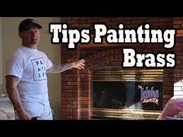 Instructions Painting A Brass Fireplace