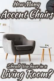 how many accent chairs should you have