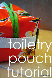 boxy travel toiletry bag tutorial diy