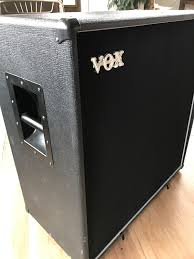 vox v412bl 4x12 guitar cabinet reverb