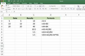 how to add numbers in excel using a formula