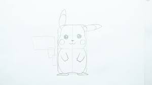 how to draw pikachu 2 step by step