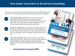 Consulting Case Interview Prep Guide V  Corporate Finance Institute