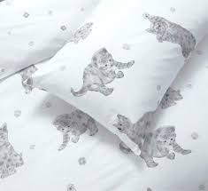bed linens sets white bedding set cat