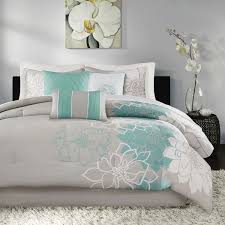 Brianna Aqua Cotton Comforter Set