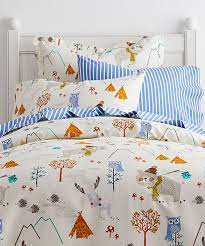 Kids Camping Theme Bedding With