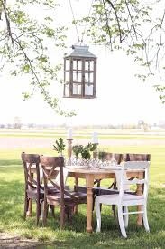 Outdoor Table Setting On The Farm