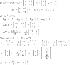 solve system of linear equations using