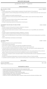 actuarial intern resume sample mintresume