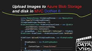 upload images to azure blob storage