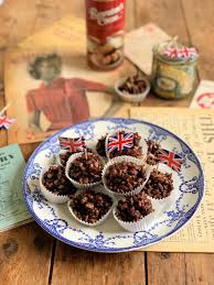 chocolate crispy cakes for ve day