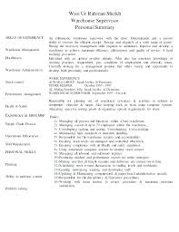 Warehouse Manager Resume Production Manager Resume Examples Manager