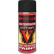 Heat Resistant Paint Black High