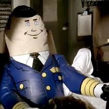Image result for airplane film inflatable pilot