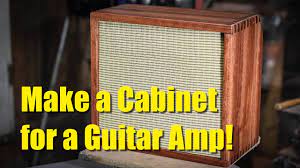 making a guitar cabinet you