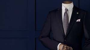 what to wear with a navy suit savile