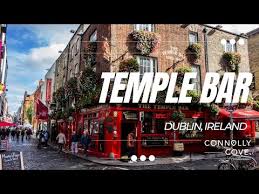 famous temple bar of dublin ireland