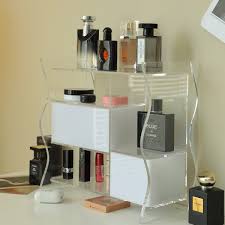 makeup storage shelves acrylic
