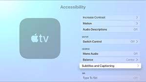 how to turn off subles on apple tv