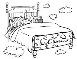 Inspiration for children and baby rooms. Bed Clipart Coloring Bed Coloring Transparent Free For Download On Webstockreview 2020