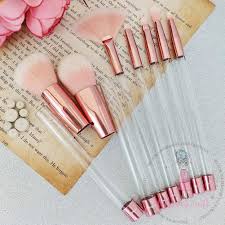 diy makeup brushes pink