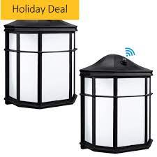 2 Pack Led Wall Sconce Outdoor Dusk To