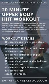 20 minute upper body hiit workout for
