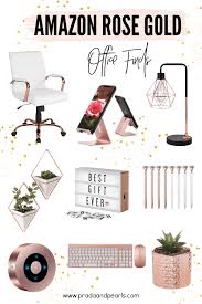 20 cute rose gold office decor finds