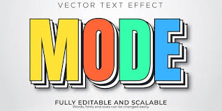 modern 3d creative and minimal font style