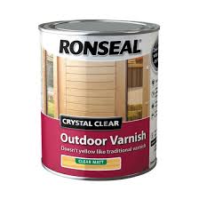 ronseal crystal clear outdoor varnish