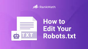 how to edit your robots txt with rank