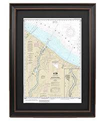 Amazon Com Patriotgearcompany Framed Nautical Chart 14815