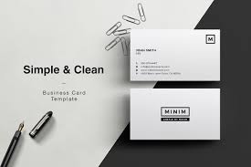 clean business card 17 exles