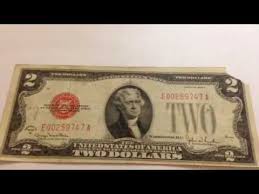 1928 Two Dollar United States Bill