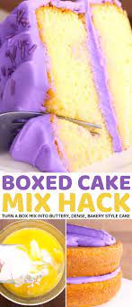 easy boxed cake mix recipe hack video