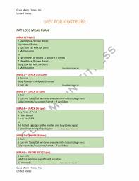 pdf fat loss meal plan middot pdf