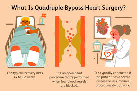 quadruple byp heart surgery process